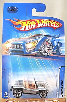 2005 Hot Wheels Kmart Collector #139 MEYERS MANX Silver Variant w/Gray A6 Sp