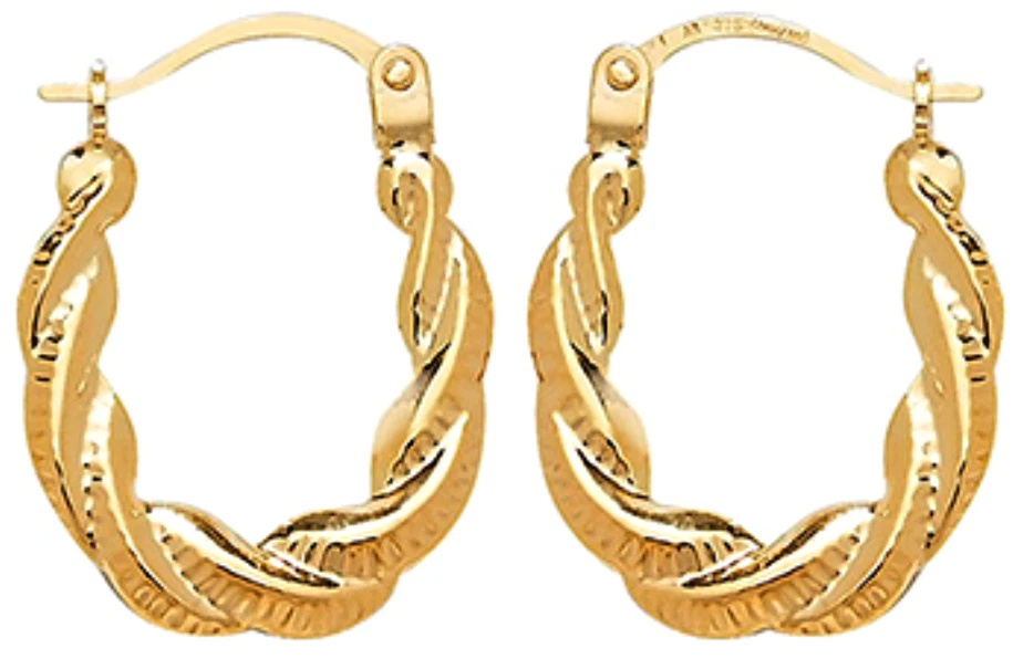 New fancy shop gold earrings