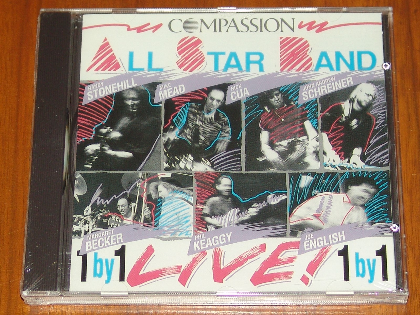 COMPASSION ALL STAR BAND 1 By 1 LIVE! PHIL KEAGGY RANDY STONEHILL JOE ENGLISH CD