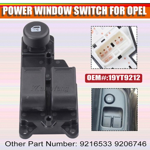 Replacement Left Front Power Window Switch Fit For 1998-2006 Suzuki Wagon R - Picture 3 of 9