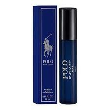 RALPH LAUREN POLO BLUE PARFUM TRAVEL SPRAY FOR MEN - 0.34 OZ/10 ML IN BOX
