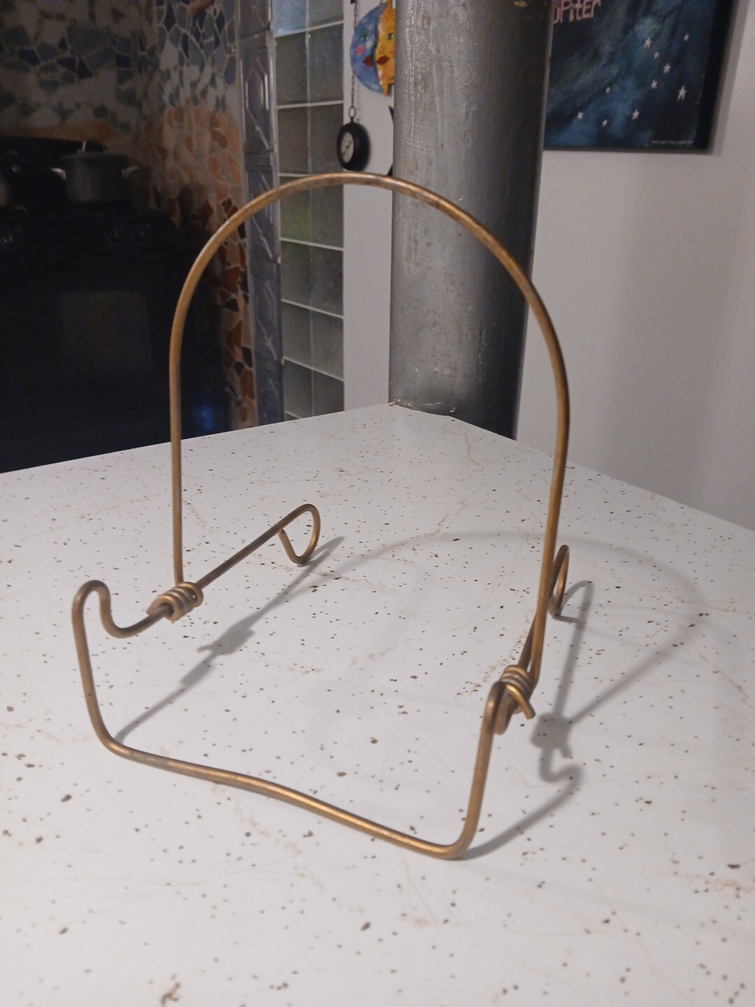 Vintage Souvenir  Kentucky The Blue Grass State Plate Ebrink Japan With Holder