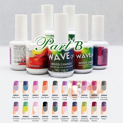 WAVEGEL MOOD PART B Change Gel Polish MORE 66 Colors Than Lechat Perfect Match