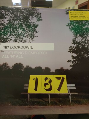 187 LOCKDOWN ALL 'N' ALL 12'' MAXI-SINGLE LP RARE OOP LIKE NEW IMPORT