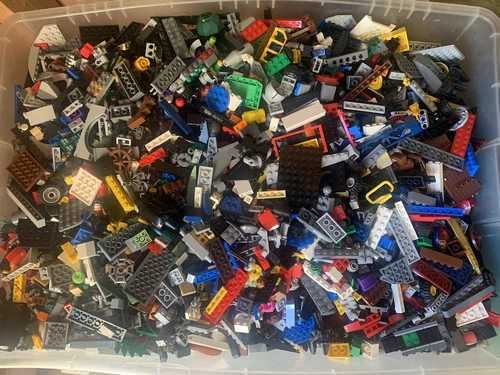 LEGO Bulk 2 Pound Lots Bricks Parts and Pieces Mixed Or Color Specific CLEAN
