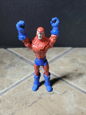 DC Universe Crisis Figure, 2009 Manhunter Robot 10, Mattel 4'' Plastic Red VTG