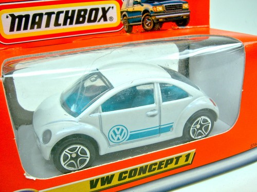 Matchbox Superfast Nr. 18E VW Concept 1 / Beetle weiß top in Box - Bild 2 von 3