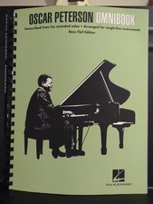 Oscar Peterson Songbook Omnibook Bass Clef Instruments Jazz Transcriptions New