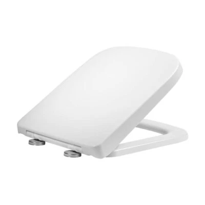 SORRENTO BATHROOMS Square Toilet Seat Soft Close Toilet Seat Heavy Duty WC Seats Slim Quick Release