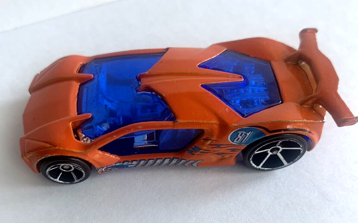 Hot Wheels Impavido 1 Race Car 1186 Mj Orange C137B Matel Thailand