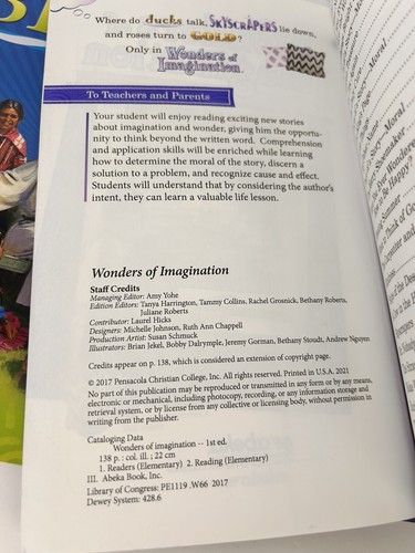 Abeka Grade 2 Readers, a-j, Current Edition, Primary Bible, Handbook for Reading - 第 10/24 張圖片