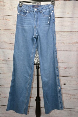 RACHEL Rachel Roy Snap-Side Raw-Hem 