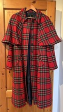 Katherine Hooker Tartan Capelet Coat 12