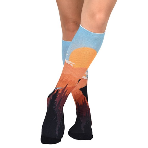 Sierra Socken Sunset Stroll Muster CoolMax Socken - Bild 9 von 12