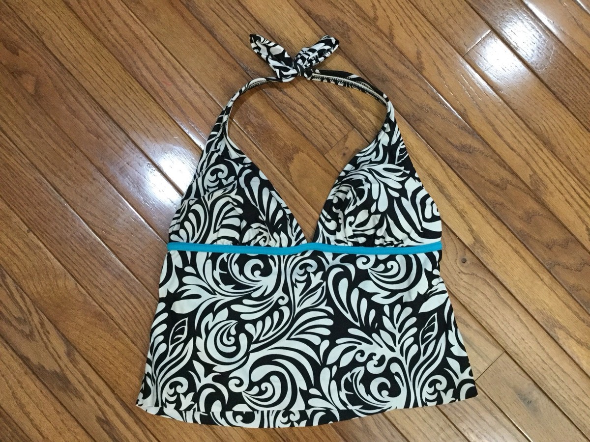 2個セット La Playa Black & White tankini top halter tie swimming Bathing