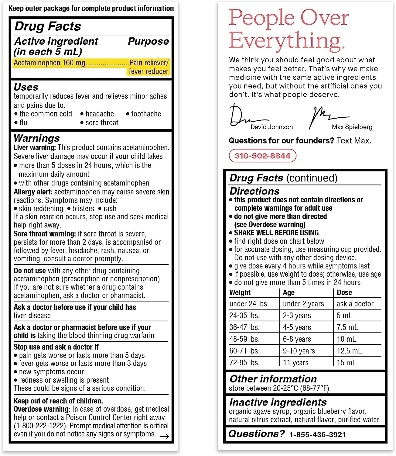 Genexa Children's Acetaminophen Pain & Fever Reducer 4 fl oz (160 mg