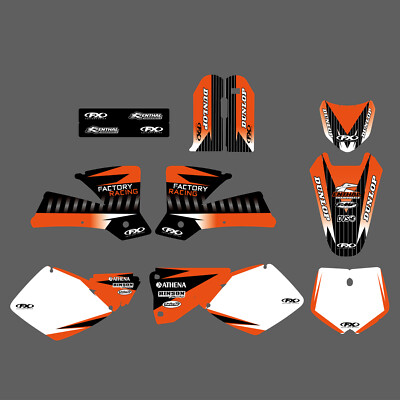 Team Graphics Decals Stickers For KTM SX 125 200 250 380 400 520 125SX 2001-2002