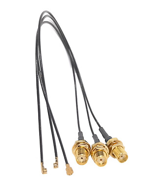 3pcs pigtail SMA-K to I.PX/U.FL pigtail max.6GHz max.30cm GPS/GSM/WiFi/Bluetooth