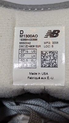 Brand New! New Balance Classic 1300 Made in USA Navy Blue Men Size