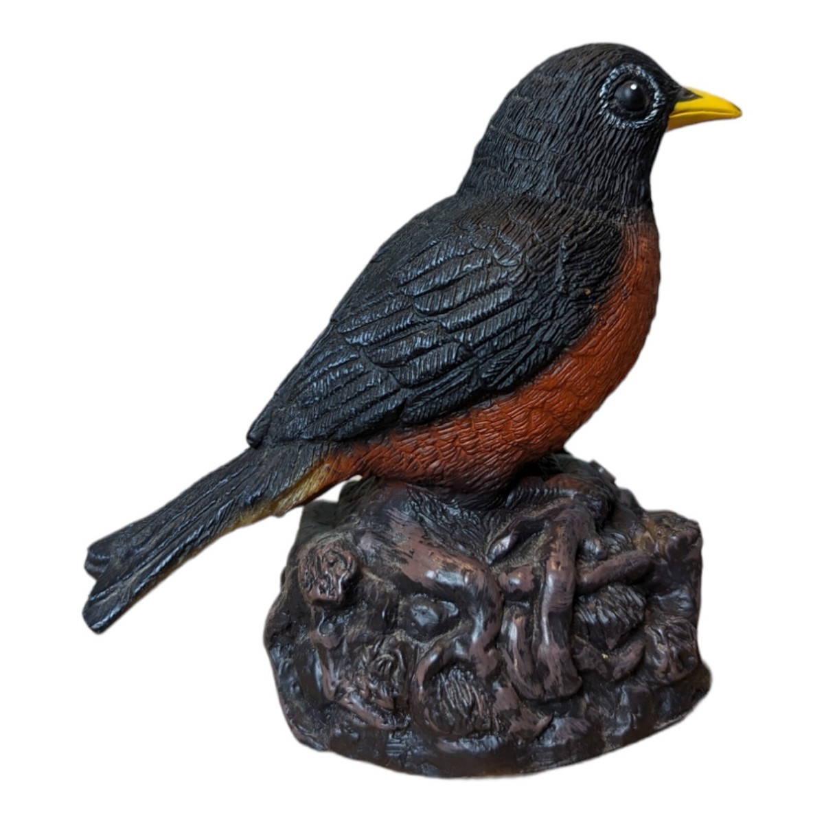 逸品   Robin  Eubanks の 手型 Gemmy Industries Living Garden Robin Bird Works Rare Vintage | eBay