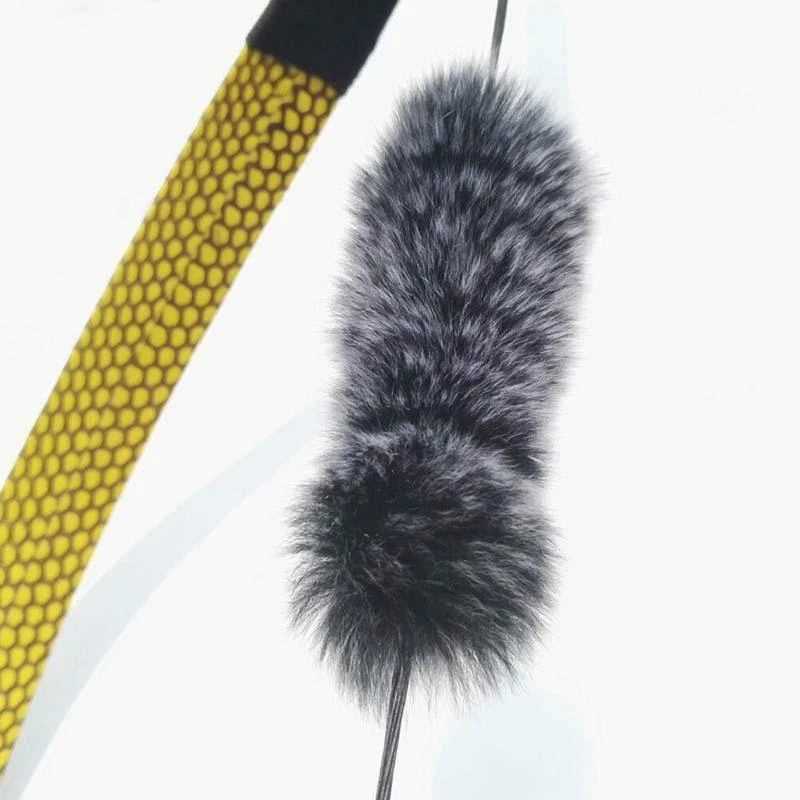 Archery Bow String Silencer Bowstring Rabbit Hair Recurve Bow Longbow FB - Image 3 of 4