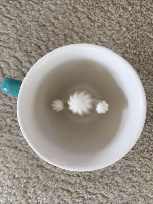 Creature Cups Hidden  Saguaro Cactus Inside 3D Coffee Mug  11 oz EUC