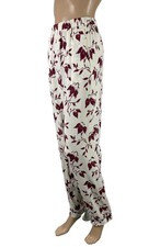Ganni Trousers Maxwell Crepe Floral Printed size XL
