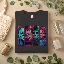 T-Shirt Michael Myers, Freddy Krueger, Jason Voorhees, Chuck A103