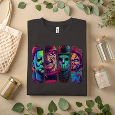 T-Shirt Michael Myers, Freddy Krueger, Jason Voorhees, Chuck A103