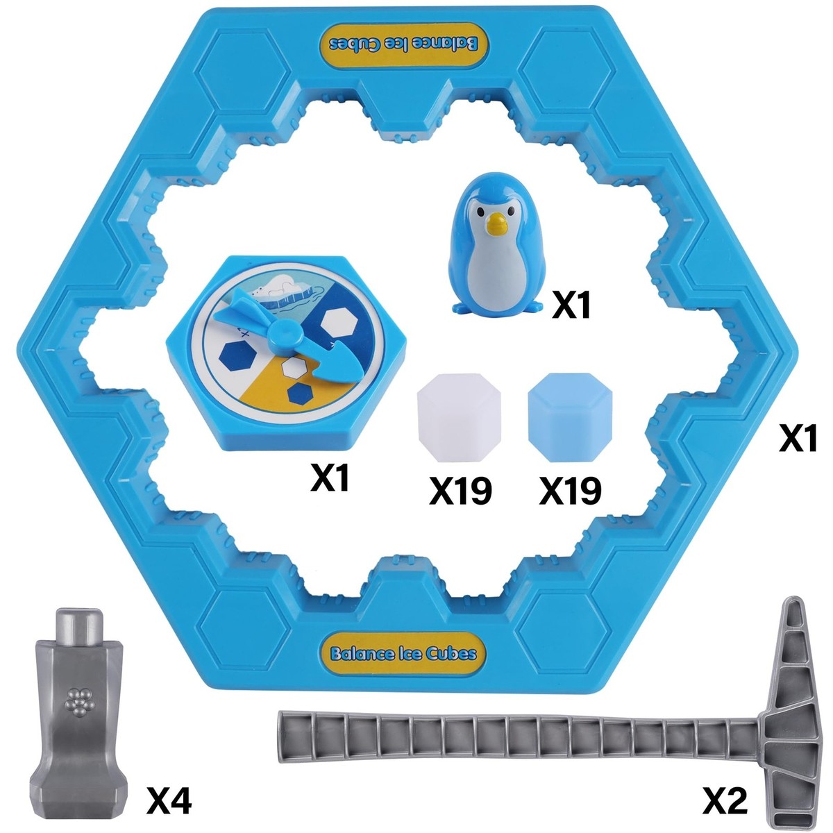 Save Penguin Break Ice Game - Family Board Game With Hammer For Kids Ages 4-8