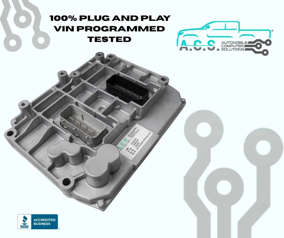 Dodge 2500 3500 2010 2011 2012 6,7 L diésel Cummins Ram ECM PCM ECU Foto 3 de 4