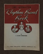 Vintage 1939 The Instructor Rhythm Band Book Sheet Music Song Book
