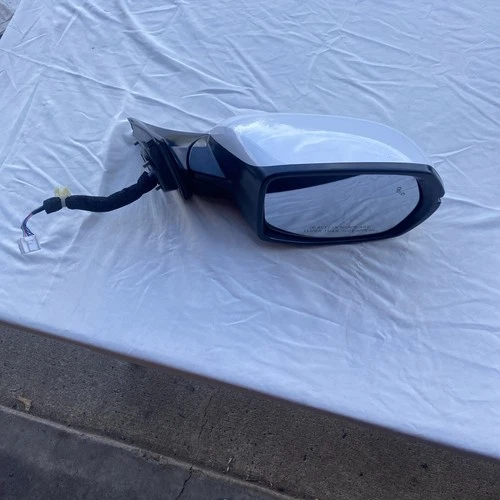 OEM Honda CRV 17-22 Right RH Passenger Side 9-Wire w/ Blind Spot Mirror White 1J