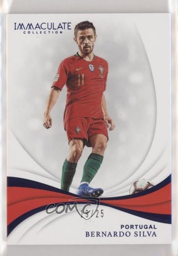 Bernardo Silva [Sapphire] #62 2018 Panini Immaculate card