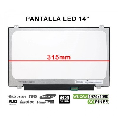 Bildschirm LED Von 14 '' Für Laptop NV140FHM-N49 315MM FHD 30 Polig Anzeige