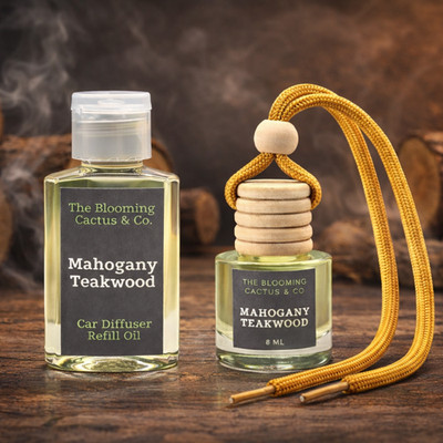 Essential Oil Car Diffuser   Refillable Hanging Aromatherapy Car Air Freshener
