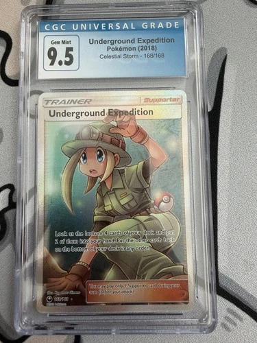 Pokémon TCG Celestial Storm Underground Expedition #168 Card CGC 9.5 Gem Mint