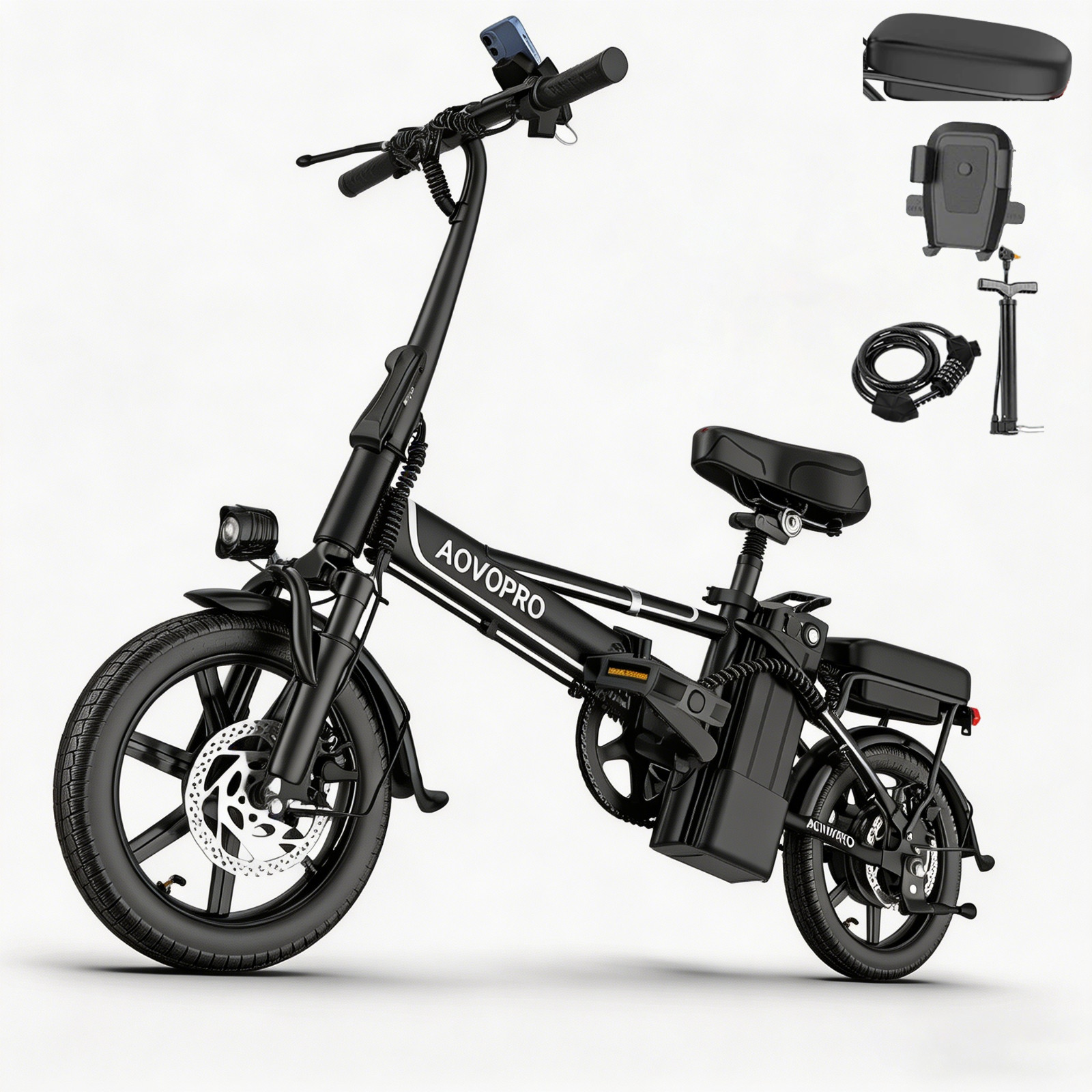(New) AOVOPRO EB60 Adult Ebike 750W Foldable 48V 10.5AH Electric Bicycle 22MPH 28Miles (279.00 USD) (New) AOVOPRO EB60 Adult Ebike 750W Foldable 48V 10.5AH Electric Bicycle 22MPH 28Miles (279.00 USD)