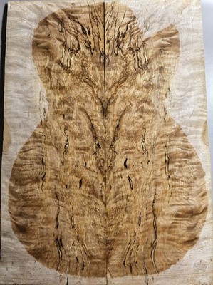 Guitar Top Veneer Quilted Maple Spalted Wood Bookmatched Set Luthier Supply