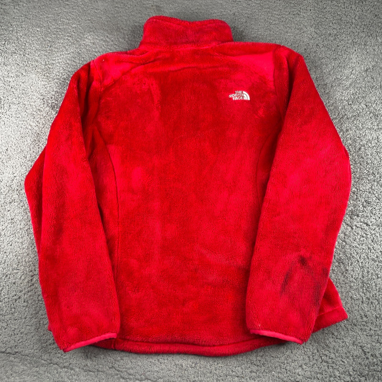 The North Face Osito Fleece Jacket Womens Large Red Full Zip Outdoors