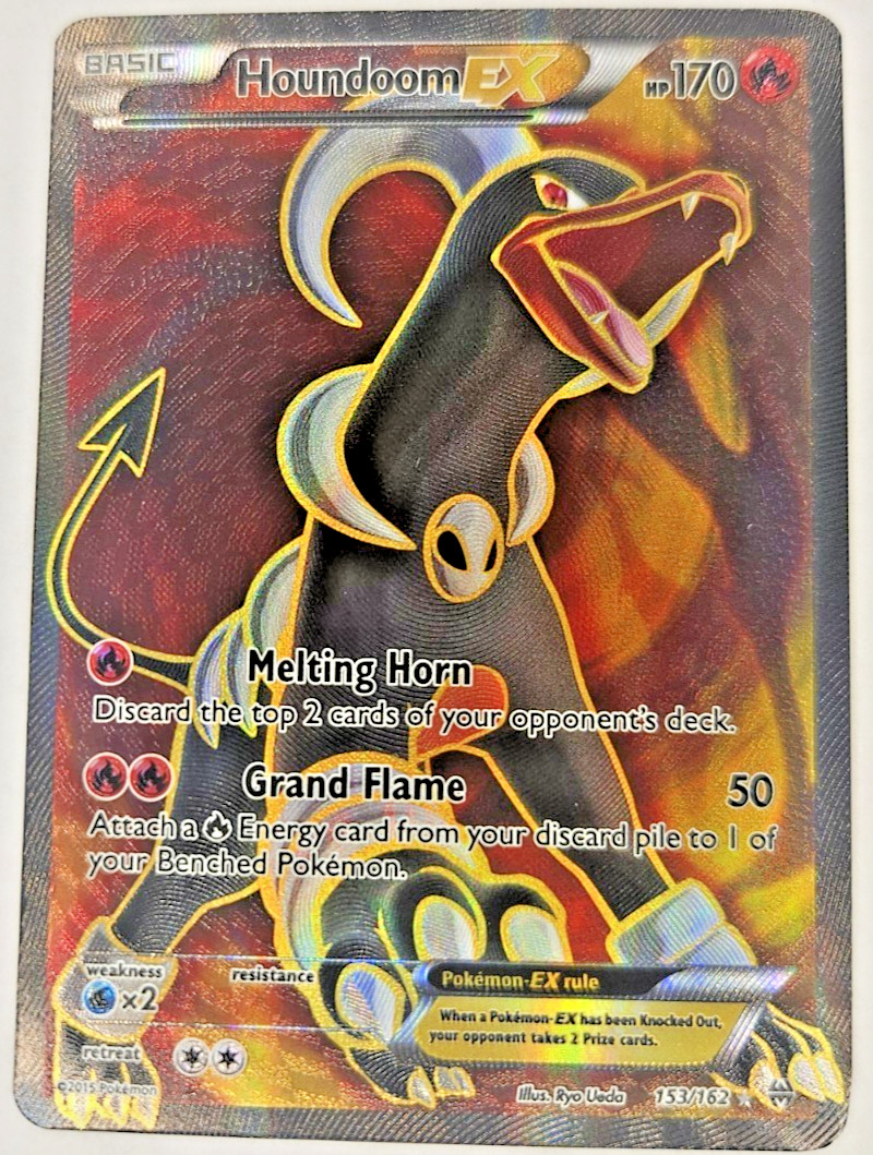 Houndoom EX (Full Art) 153/162 Breakthrough Holo - NM OR BETTER