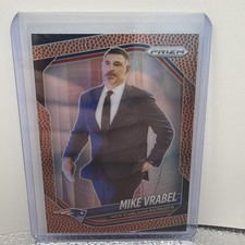 2025 Panini Prizm - Mike Vrabel Pigskin Prizm New England Patriots #/180
