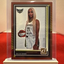 Panini Donruss 2025 WNBA DiJonai Carrington #27 Dallas Wings Holo Red 131/299