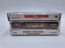 Barbra Streisand Lot Of 3 Cassette Tapes Memories Higher Ground Back To Broadway