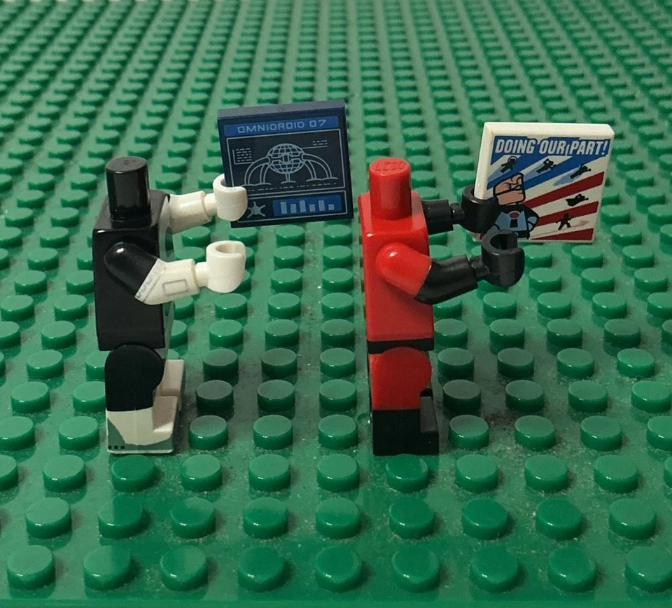 Lote de piezas de minifiguras Lego Increíbles ~ Mr. Cuerpos increíbles y con síndrome ~ LEER Foto 4 de 4