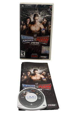 WWE SmackDown vs. Raw 2010 Featuring ECW PSP w/Manual CIB Wrestling Game