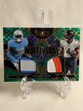 2025 Panini Select D'andre Swift Multiverse Jerseys Green /5 Bears Lions 