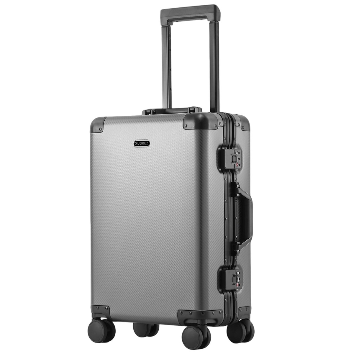 Aluminum Frame Luggage with No Need to Check in, Hardside Suitcase