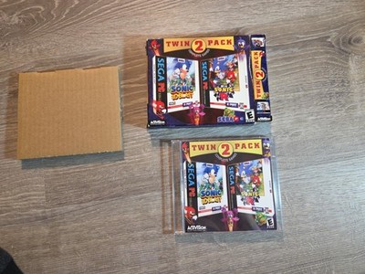 Sonic 3d Blast Sonic R Twin 2 Pack, Sega PC Complete In Box