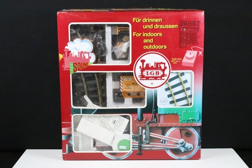 Boxed Lehmann Spur G 78943 Zugset 0-4-0 Top Zustand, Sound evtl Rauch | Condition: Used